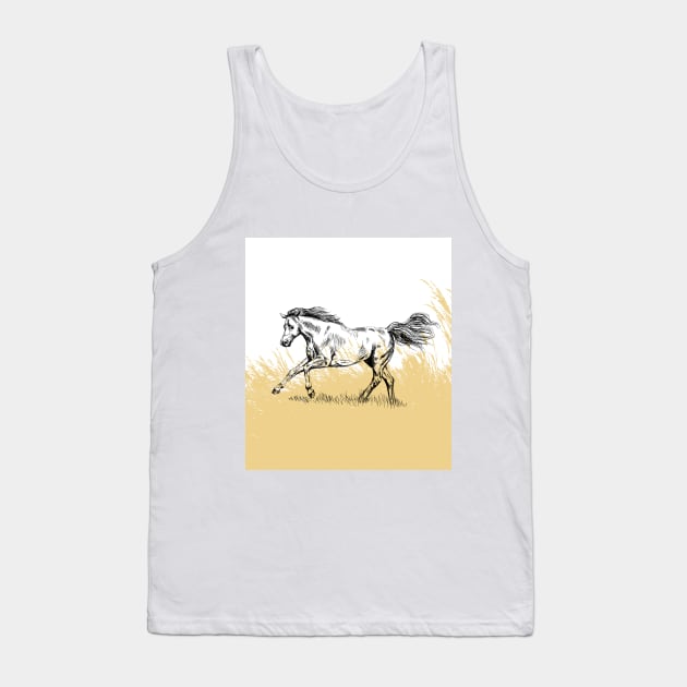 Horse print Tank Top by rachelsfinelines